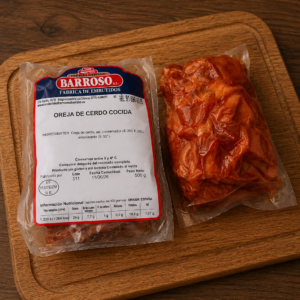 Paquete de oreja de cerdo adobada, paquete