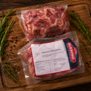 Paquete de oreja de cerdo al ajillo, paquete
